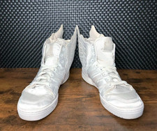 Used Adidas Jeremy Scott Wings 2.0 & Bones, Silk White, Size 26.5cm US8.5 UK8