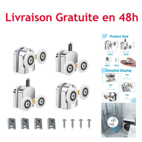 Lot roulettes porte de - roulettes,