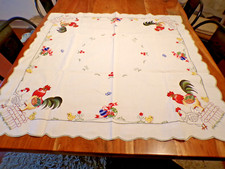 Linge ancien petite nappe avec