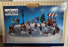 Lemax Patinoire animée Skating Pond village de Noël – Édition originale