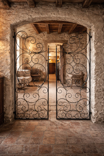 Paire portes fer forgé - de,
