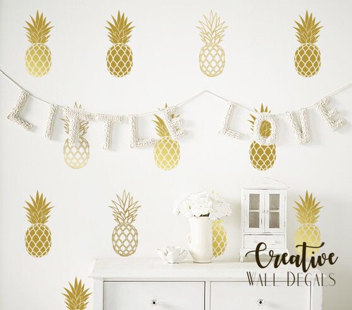 Pineapple wall decals - pineapple,