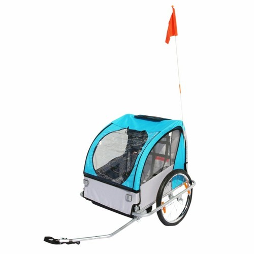 Remorque vélo biplace enfant - remorque,