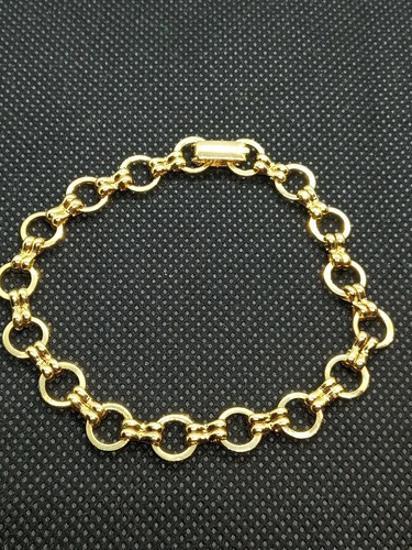 Bracelet vintage metal dore - metal,