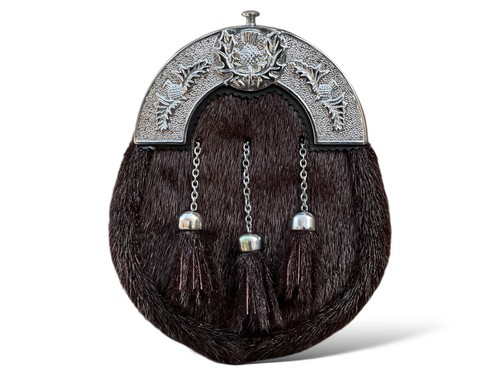 Sporran écossais marron avec - Écossais,