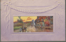 RELIEF WAFFLE POSTCARD *GOOD PARTY*