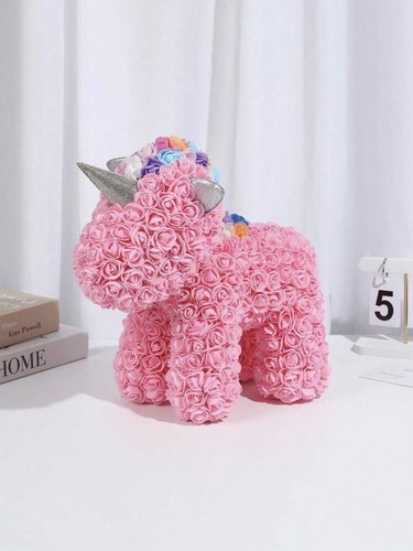 Licorne artificielle rose - artificielle,