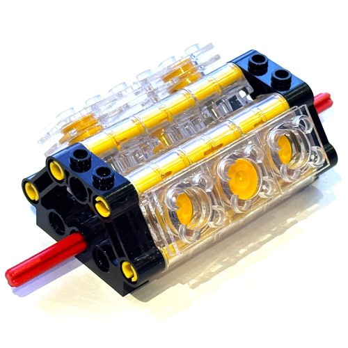 Lego technic briques moteur - briques, v6