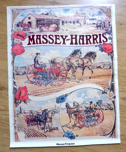 Affiche massey harris ferguson - affiche, massey-harris