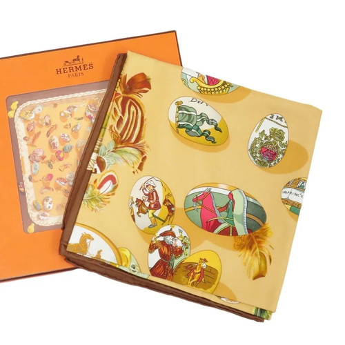 écharpe hermès soie - Écharpe, en