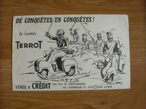 Ancien buvard publicitaire