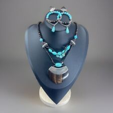 Parure Collier Boucles Oreilles - Nature Bijoux -  Vintage Boho Chic - France