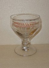 N°4  VERRE EMAILLE BIERE TRAPPISTE ABBAYE CHIMAY BELGIQUE