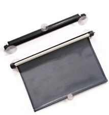 2x Store Pare-Soleil Enrouleur à Ventouse pour vitre arrière ou latérale voiture