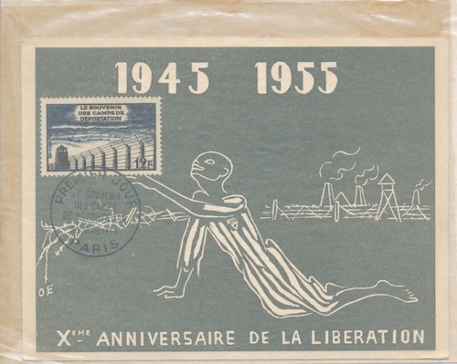 France 1955 carte maximum - france,