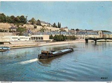 95 - Pontoise - L'Oise - Barges - CPM - See double-sided scans