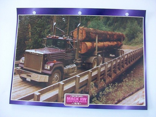 Carte fiche camion tracteur - carte,