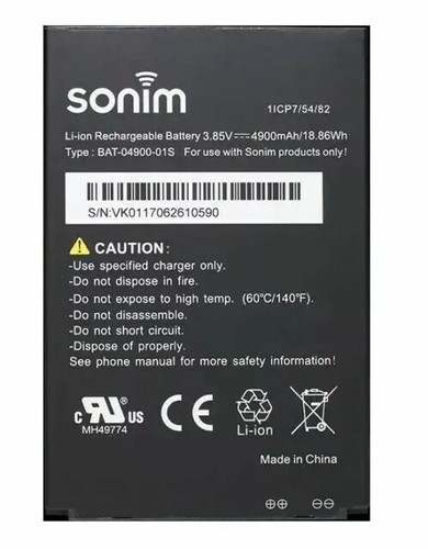 Replacement battery for - battery, sonim