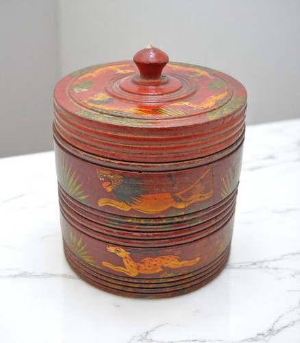 Bois vintage volet rond - bois,
