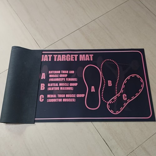 Tapis squat guidé zones - guidé, c
