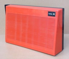 Tourne disques RADIOLA vintage ROUGE valise pour vinyle ancien MARCHE voir vidéo