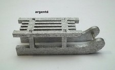 luge en bois,miniature maison