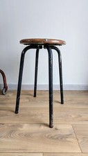 Antique Brown Industrial Stool