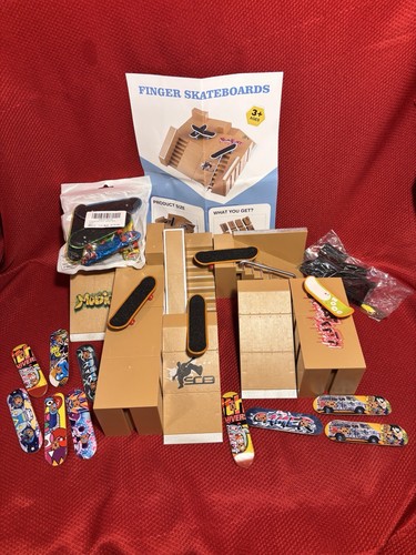 Finger board lot skate park - board,