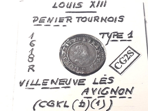Louis xiii denier - -,