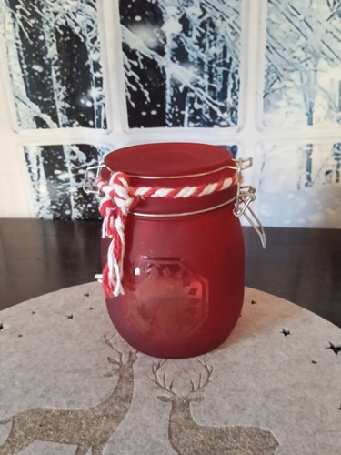 Bocal verre déco noel - verre,