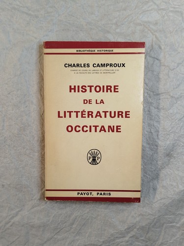 Histoire littérature - de, la