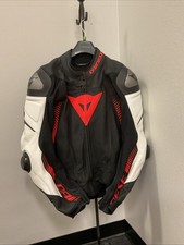 Dainese Super Speed 4 Perforated Jacket Black/White/Red | Size 54 EU