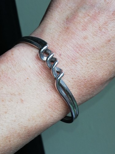 Bracelet argent torsadé - argent,