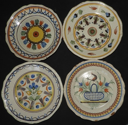 Lot assiettes anciennes - assiettes,