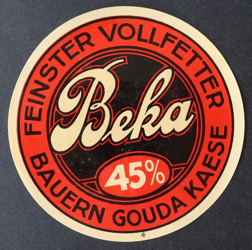 Etiquette fromage gouda beka - etiquette,
