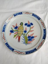 ASSIETTE OISEAU FAIENCE DELFT