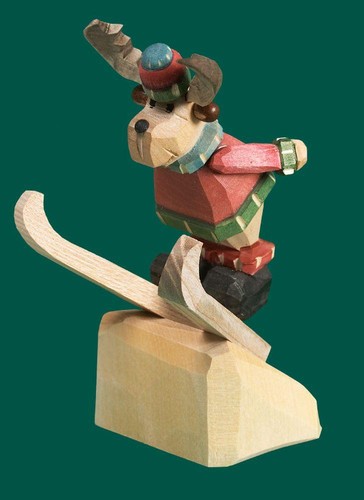 Figure bois élan saut - figure,