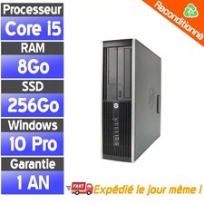 ☑️⭐☑️HP Compaq 8200 Elite SFF - Intel Core i5 - 8Go Ram - 256Go SSD - Windows 10