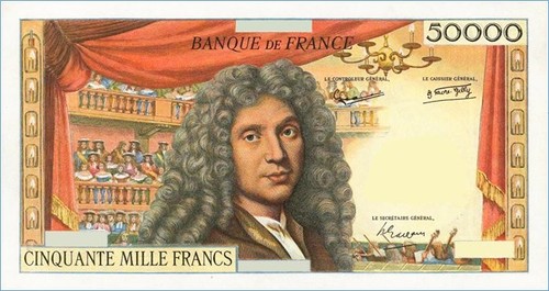 50000 francs molière type - 50000,