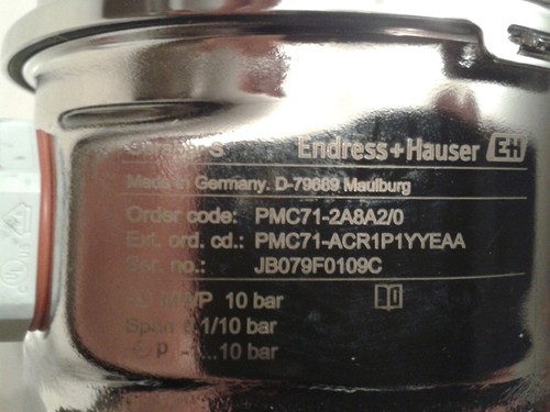 Endress hauser cerabar - e+h, s