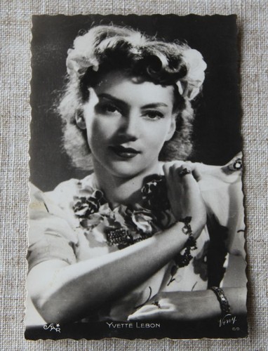 Ancienne carte photo artiste