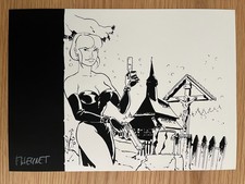 MEYNET - TRÈS RARE CARTE DE VOEUX N&B TATIANA K - EDITIONS KHANI - SIGNÉ