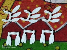 PLAYMOBIL x6 PLUMES BLANCHES