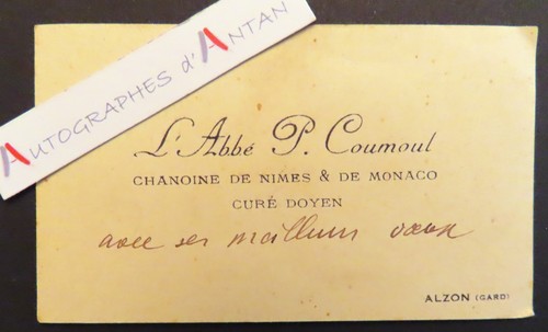 Abbé coumoul chanoine - abbé,