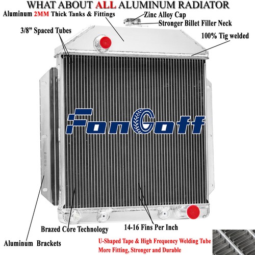 Row radiator fit 1949 - row,