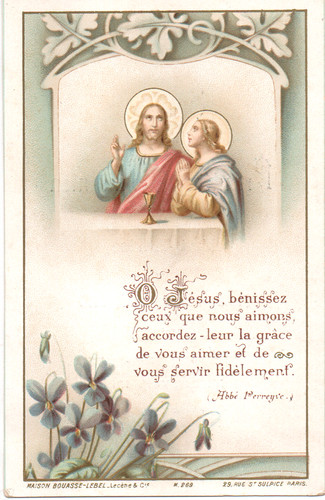 Image pieuse 1912 o jésus - 1912,