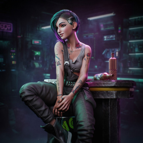 Judy alvarez cyberpunk 2077 - judy,