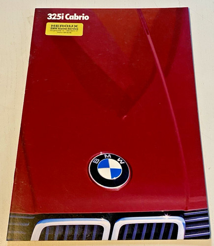 Brochure vente bmw 325i - brochure,