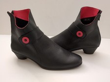 New! Arche Cyssmy Black Leather Bootie US 9 - 40 EU MSRP $495              (KS3)