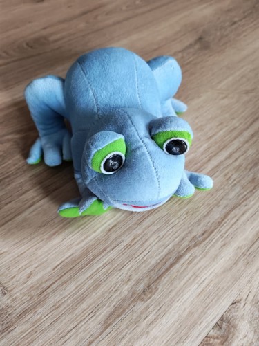 Peluche grenouille bleu